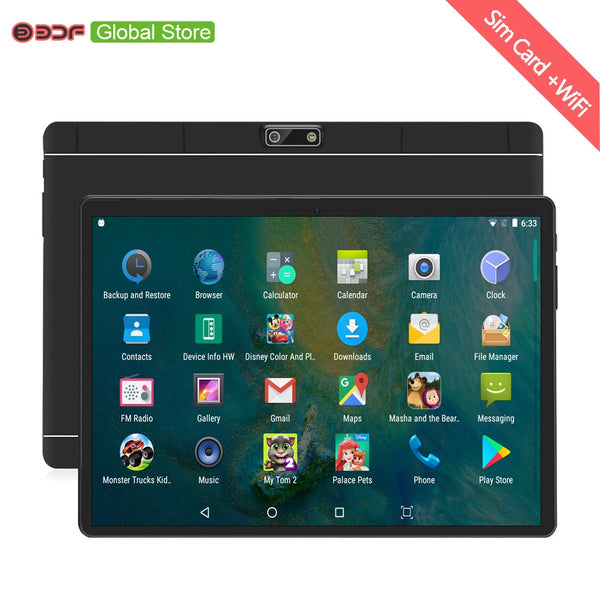 New 10 inch 4G Phone Call Tablets Android 7.0 Octa Core 4G+64G Tablet Pc 3G 4G LTE Dual SIM Card laptop WiFi GPS Bluetooth tab