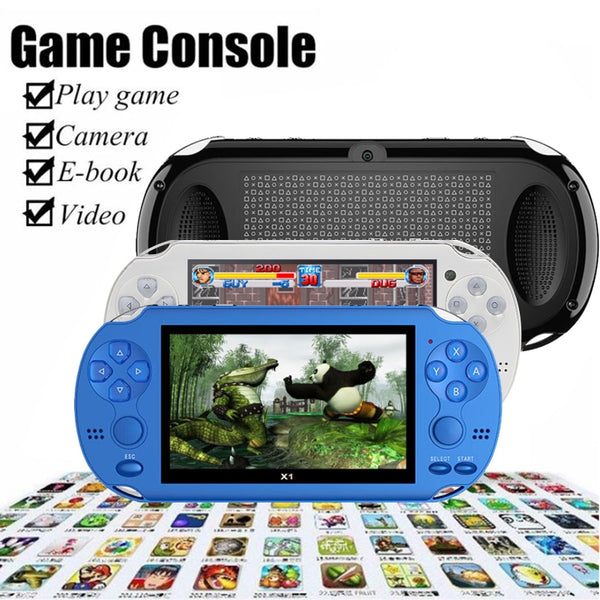 4.3'' Portable Game Handheld Game Console 4GB Memory Builtin 300 games For PSP Game Camera Video E-book