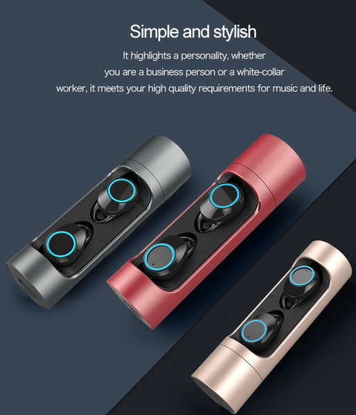 Waterproof Bluetooth earphone X8 Wireless portable BT 5.0 Touch button IPX7 Waterproof Bathing and swimming Control distance 10M