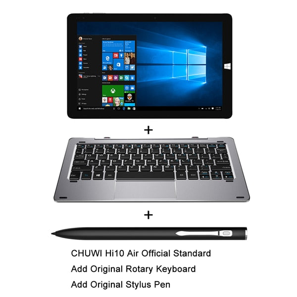 CHUWI Tablet 10.1 inch 4GB RAM 64GB Storage Windows 10 with Keyboard & Stylus Pen