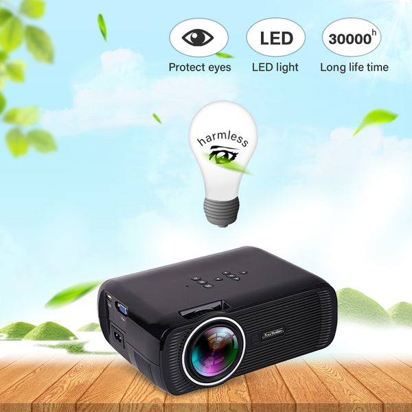 Everycom X7 Mini USB projector android GUI led beamer full hd video portable home cinema Pocket TV theatre video projector 3D compatible