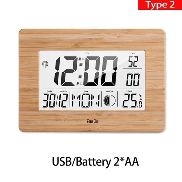 Clock Temperature Humidity Monitor