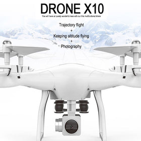 WIFI FPV attitude hold real time RC drone X10 S10 2.4G headless  aerial remote control helicopter RC aircraft HD 1080P carema