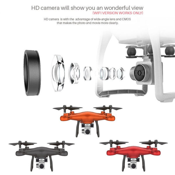 X10 2.4Ghz Quadcopter 1080p Camera WIFI FPV Headless Mode One Key Return Altitude Hold RC Drone with Remote Control