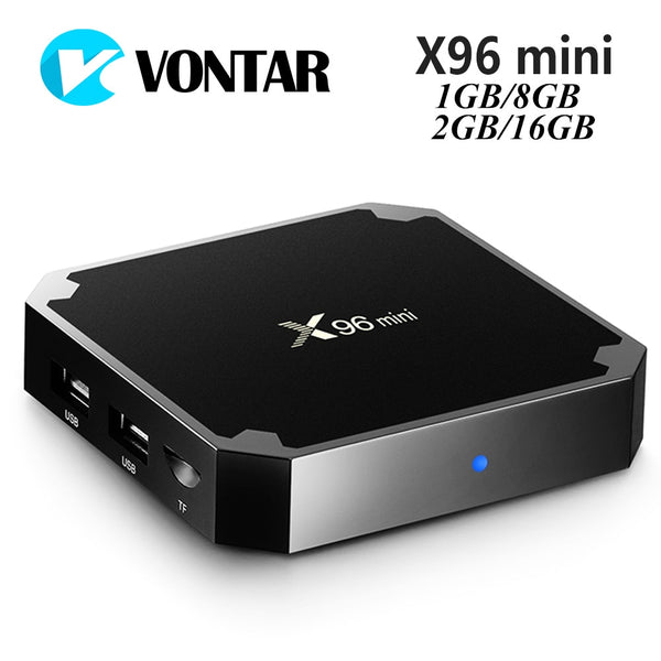 VONTAR X96 mini Android TV BOX X96mini Android 7.1 Smart TV Box 2GB 16GB Amlogic S905W Quad Core 2.4GHz WiFi Set top box 1GB8GB