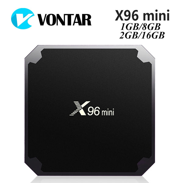 VONTAR X96 mini Android TV BOX X96mini Android 7.1 Smart TV Box 2GB 16GB Amlogic S905W Quad Core 2.4GHz WiFi Set top box 1GB8GB
