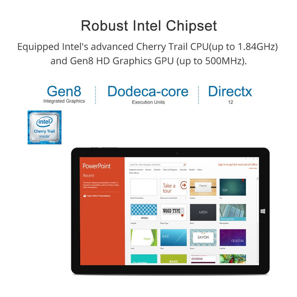 CHUWI Tablet 10.1 inch 4GB RAM 64GB Storage Windows 10 with Keyboard & Stylus Pen