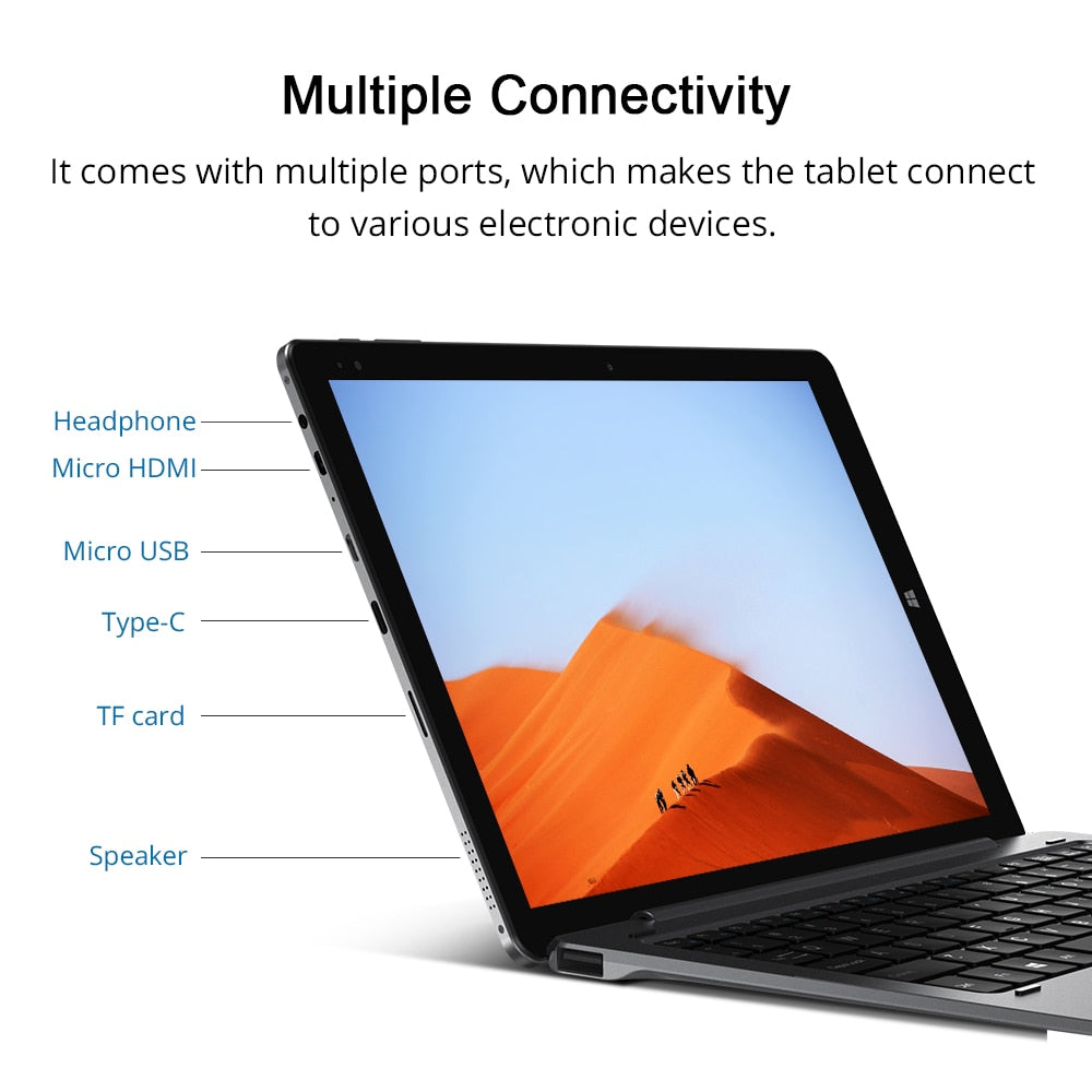 CHUWI Tablet 10.1 inch 4GB RAM 64GB Storage Windows 10 with Keyboard & Stylus Pen